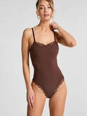Hunkemöller Body Alissia Brązowy
