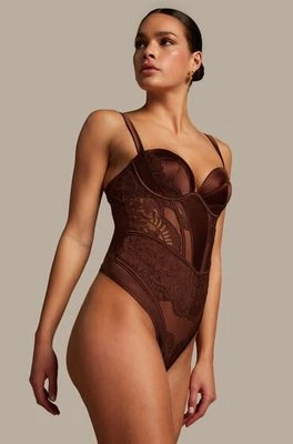 Hunkemöller Body Indygo Brązowy