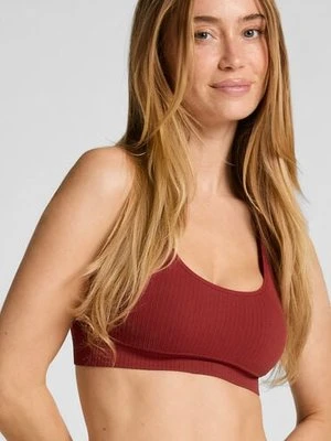 Hunkemöller Braletka z dekoltem Dianne Czerwony