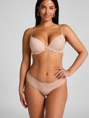 Hunkemöller Brazyliany bawełniane Georgia Beżowy