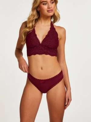 Hunkemöller Brazyliany bawełniane Georgia Czerwony