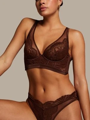 Hunkemöller Brazyliany Indigo Brązowy