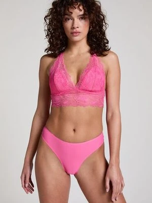 Hunkemöller Brazyliany Lace Back Różowy