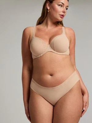 Hunkemöller Brazyliany Mesh Beżowy