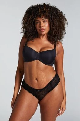 Hunkemöller Brazyliany V-shape Mesh Czarny