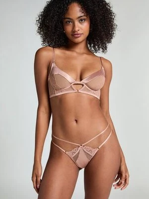 Hunkemöller Brazyliany z otwartym krokiem Nisha Beżowy