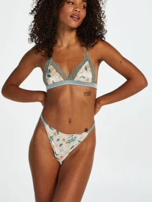 Hunkemöller Brazyliany z wysokim wycięciem Harper Zielony