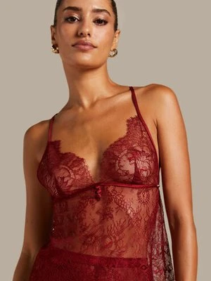 Hunkemöller Cami Lace Delphine Czerwony