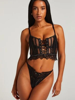 Hunkemöller Stringi Cierra Czarny