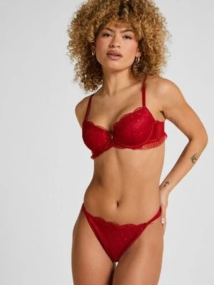 Hunkemöller Cordelie Brazyliany Czerwony