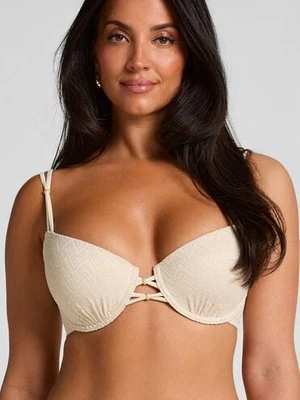 Hunkemöller Crochet Bikini Top Biały