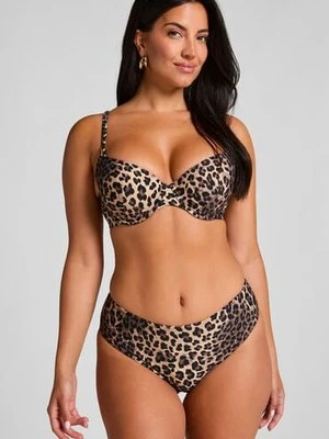 Hunkemöller Dół od bikini Animalia Brązowy