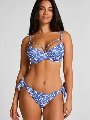Hunkemöller Dół od bikini Luna Cancun Rio Niebieski