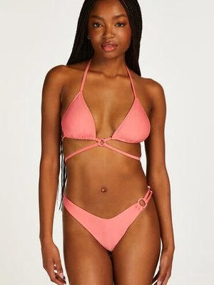 Hunkemöller Dół od bikini z wysokim wycięciem Sicily Pomarańczowy