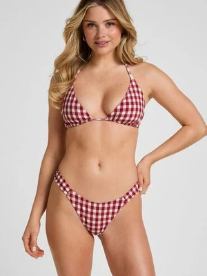 Hunkemöller Figi Bikini Highleg Amalfi Czerwony