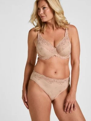 Hunkemöller Figi z wysokim stanem Diva Beżowy