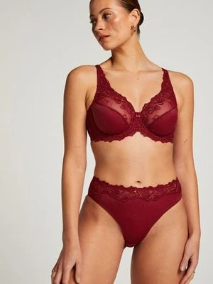 Hunkemöller Figi z wysokim stanem Diva Czerwony