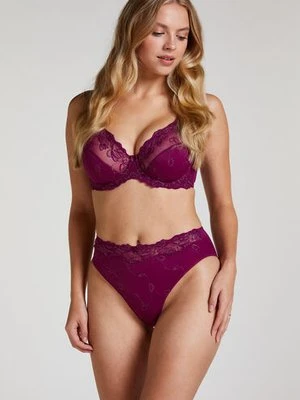 Hunkemöller Figi z wysokim stanem Diva Fioletowy