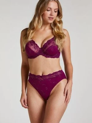 Hunkemöller Figi z wysokim stanem Diva Fioletowy