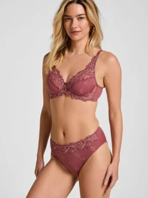 Hunkemöller Figi z wysokim stanem Diva Fioletowy