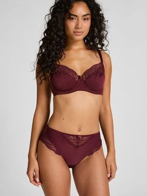 Hunkemöller Figi z wysokim stanem Sophie Czerwony