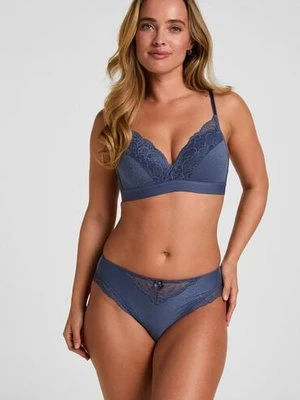Hunkemöller Figi z wysokim stanem Sophie Niebieski