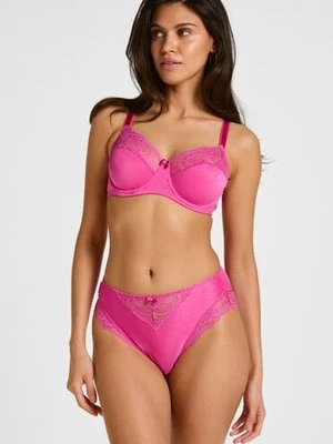 Hunkemöller Figi z wysokim stanem Sophie Różowy