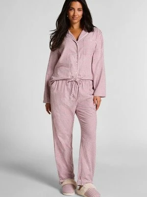 Hunkemöller Flanelowe spodnie od piżamy Fioletowy