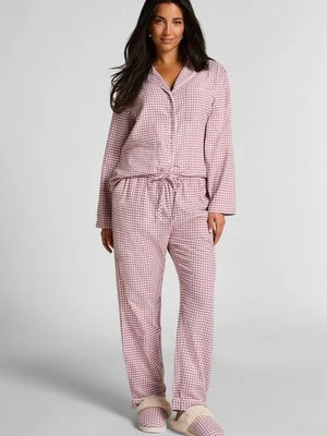 Hunkemöller Flanelowe spodnie od piżamy Fioletowy