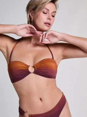 Hunkemöller Góra od bikini bandeau Janiero Fioletowy