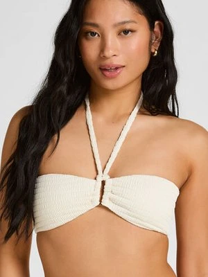 Hunkemöller Góra od Bikini Bandeau St Kitts Biały