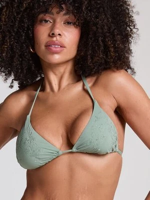 Hunkemöller Góra od bikini Giselle w kształcie trójkąta Zielony