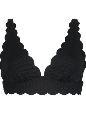 Hunkemöller Góra od bikini typu trójkąt Scallop Czarny
