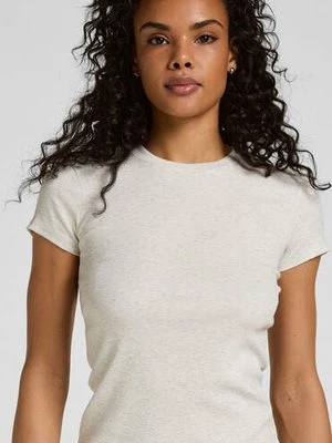 Hunkemöller Góra od Piżamy z Krótkimi Rękawami Szary