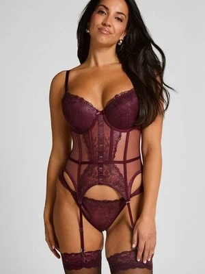 Hunkemöller Gorset Hollie Fioletowy