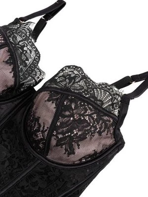 Hunkemöller Gorset Zoe Czarny