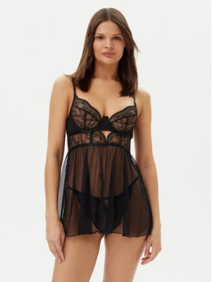 Hunkemöller Halka Babydoll Isabelle 205820 Czarny