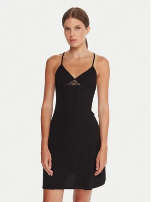 Hunkemöller Halka Jersey Slip 302850 Czarny Slim Fit