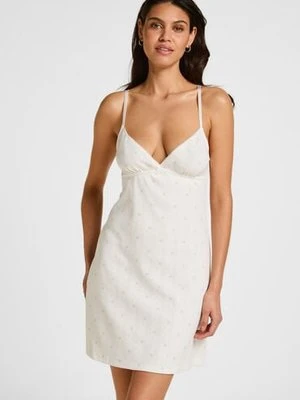 Hunkemöller Halka Pointelle Biały