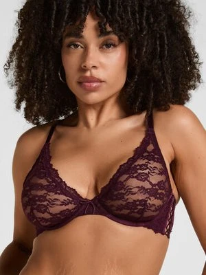 Hunkemöller Highleg Brazilian Aveline Fioletowy