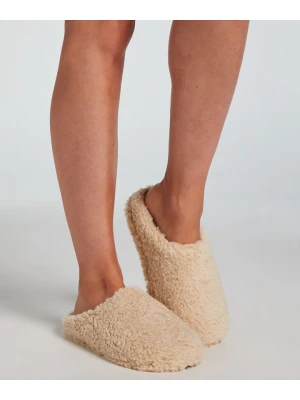 Hunkemöller Kapcie "Emma" w kolorze beżowym rozmiar: 40/41