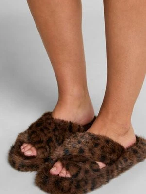 Zdjęcie produktu Hunkemöller Kapcie Fake Fur Beżowy