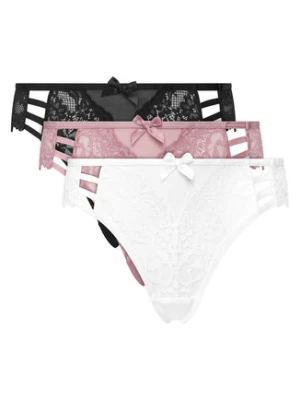 Hunkemöller Komplet 3 par fig brazylijskich 302720 Kolorowy