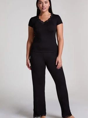 Hunkemöller Komplet piżamowy Nanna Czarny