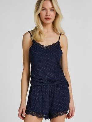 Hunkemöller Komplet Piżamy Nana Niebieski