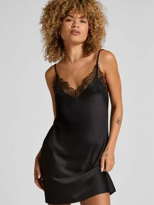 Hunkemöller Koronkowa halka Czarny