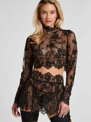 Hunkemöller Koronkowa spódnica Czarny