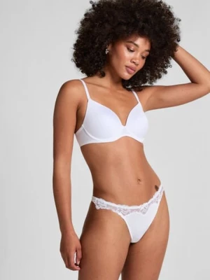Hunkemöller Koronkowe stringi Secret Biały