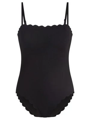 Hunkemöller Kostium kąpielowy Bandeau Scallop Czarny