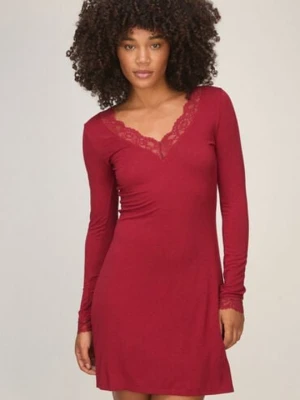 Hunkemöller Koszula nocna Lace Nana Czerwony